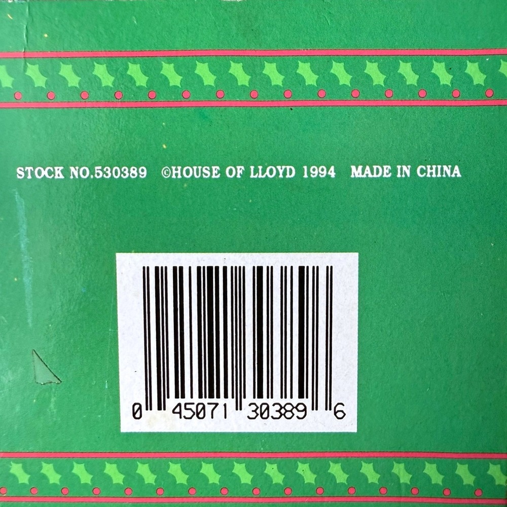 Vintage 1994 House of Lloyd Iridescent Heart Ornaments Set of 5 Christmas 530389 - Picture 5 of 5